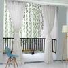 1 PCS Vines Leaves Tulle Door Window Curtain Drape Panel Sheer Scarf Valances