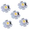 25PCS Compact 5V LED Chips 200LM Aluminum Plate High Power LED 1W LED Chip Bulb DIY Lighting Fixtures