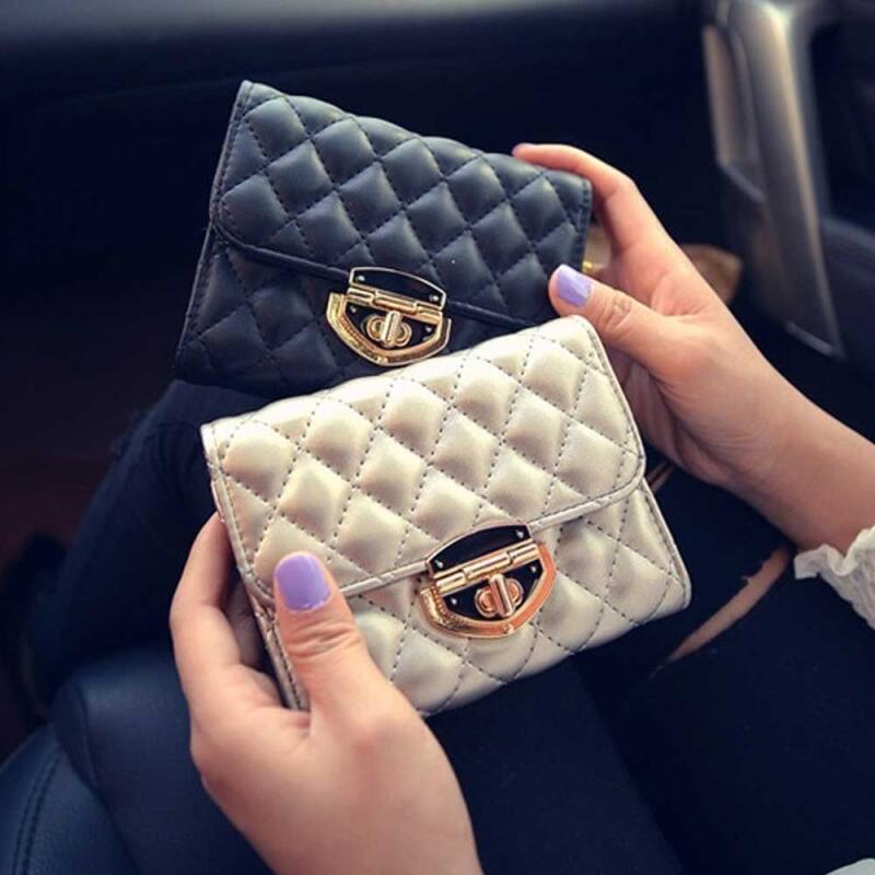 BONITA Damen gestepptes Mini-Portemonnaie (Ungefähr 13x11x2cm) 2 Farben