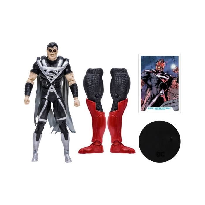 McFarlane Toys - DC Multiverse - Figurine Build A Black Lantern Superman (Blackest Night) 18 cm