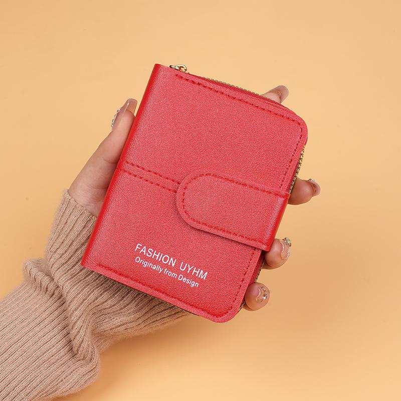 women s short wallet, popular foreign trade item, multifunctional women s short wallet, student wallet, and coin purse