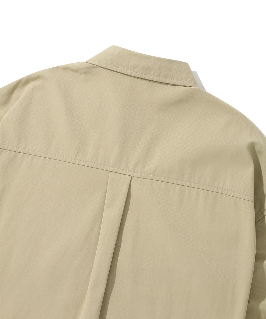 COLUMBIA UNIVERSITY M-Label Pocket Uniform L/S Shirts Heritage Beige