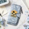 Vintage Summer Pattern Long Wallet Fashion Casual Large Capacity Portable Daily Use Card Holder Purse