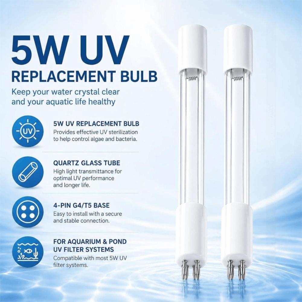 Single Ended UV Germicidal Lamp Anti-Algae Sterilizing Lamp Water Purification