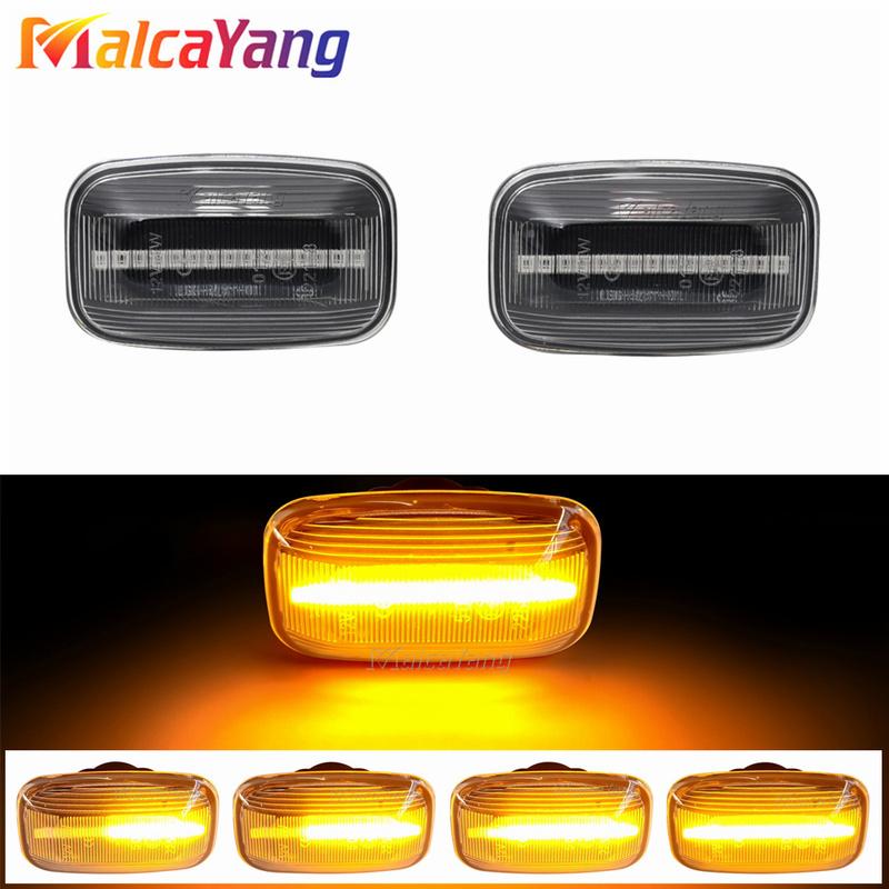 For Toyota Landcruiser 70 80 100 Series Car Led Dynamic Side Marker Turn Signal Light Sequential Blinker Light