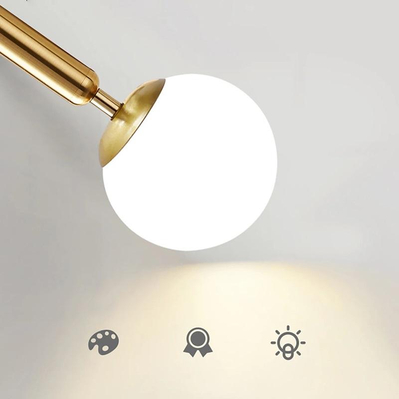 Modern LED Wall Light Gold Wall Lamp Living Room Bedroom Bedside Wall Sconce Suitable for  Aisle Stair Interior Decorative Lamps