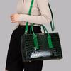 New handbag women's bag European and American fashion crocodile pattern shoulder messenger bag