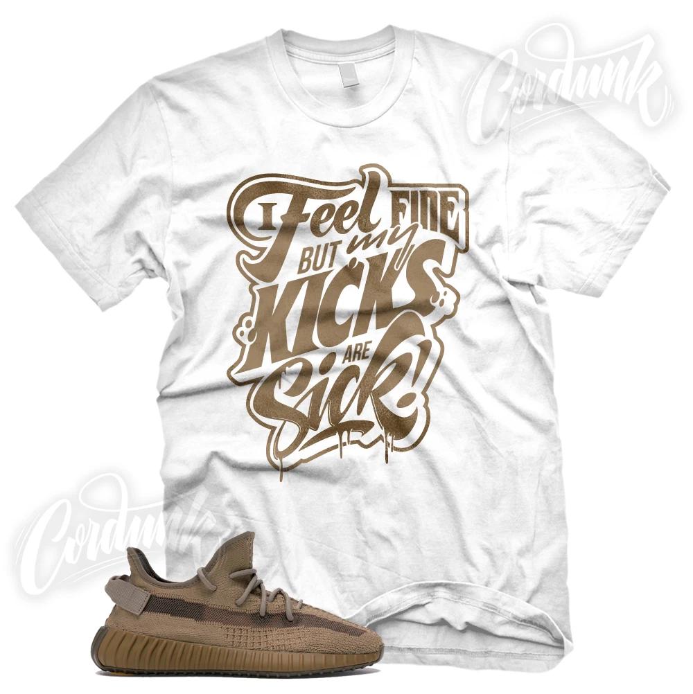 New SICK KICKS Sneaker T Shirt for YZ 350 V2 EARTH XL