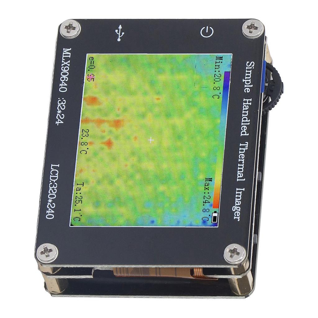Thermal Imager Infrared Camera 2in Screen ‑ 40  celsius  to 300  celsius  Handheld Multifunctional Thermal Imager