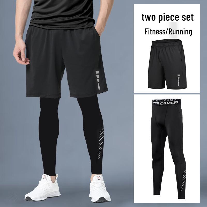 Men's Quick-Dry Compression Running Tights 