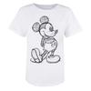 Mickey Mouse Sketch T-skjorte for kvinner/damer