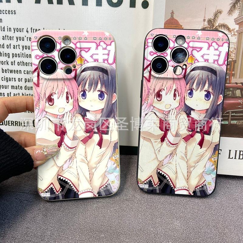 Magic girl applies to iPhone15 mobile phone case 14PROMAX all-inclusive 13 anti-drop 16/15 protective case 17