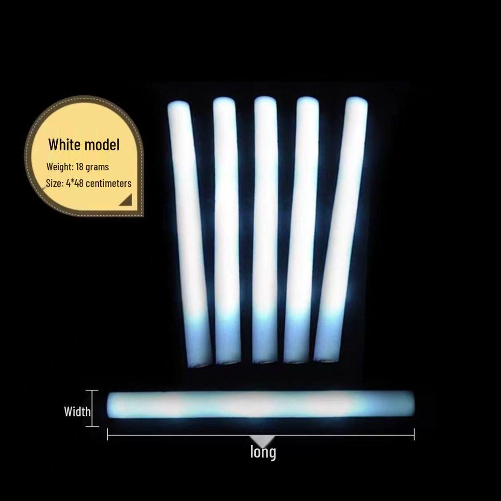 Siebenfarbiger LED Schaumstoff Leuchtstab für Konzerte und Festivals