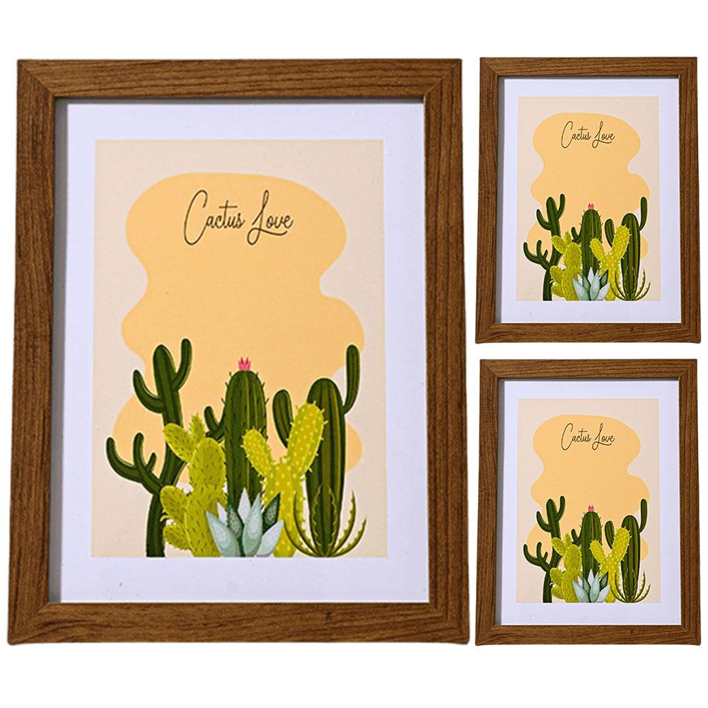 

Picture Frame Set of 3 Picture Holder Wall Frame for Wall Hanging Or Tabletop Standing Family Friends Wedding Gift