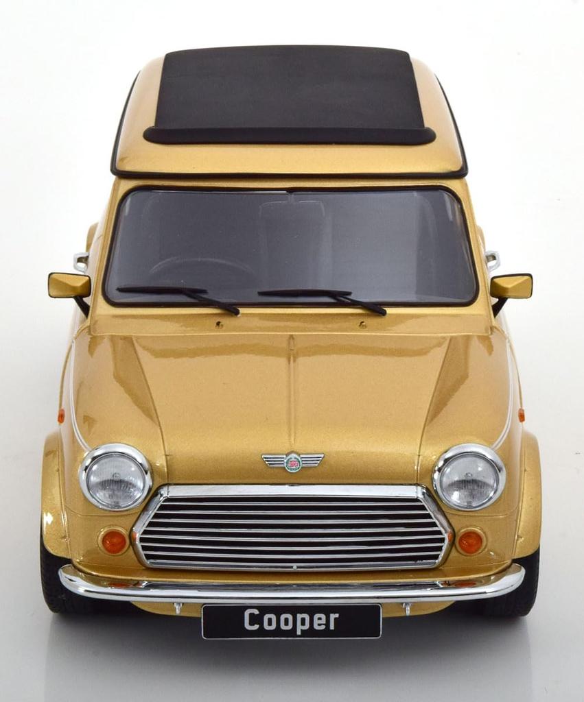 KK Scale Mini Cooper Sunroof Gold Metallic Drive Finished Product 1/12 Right-Hand