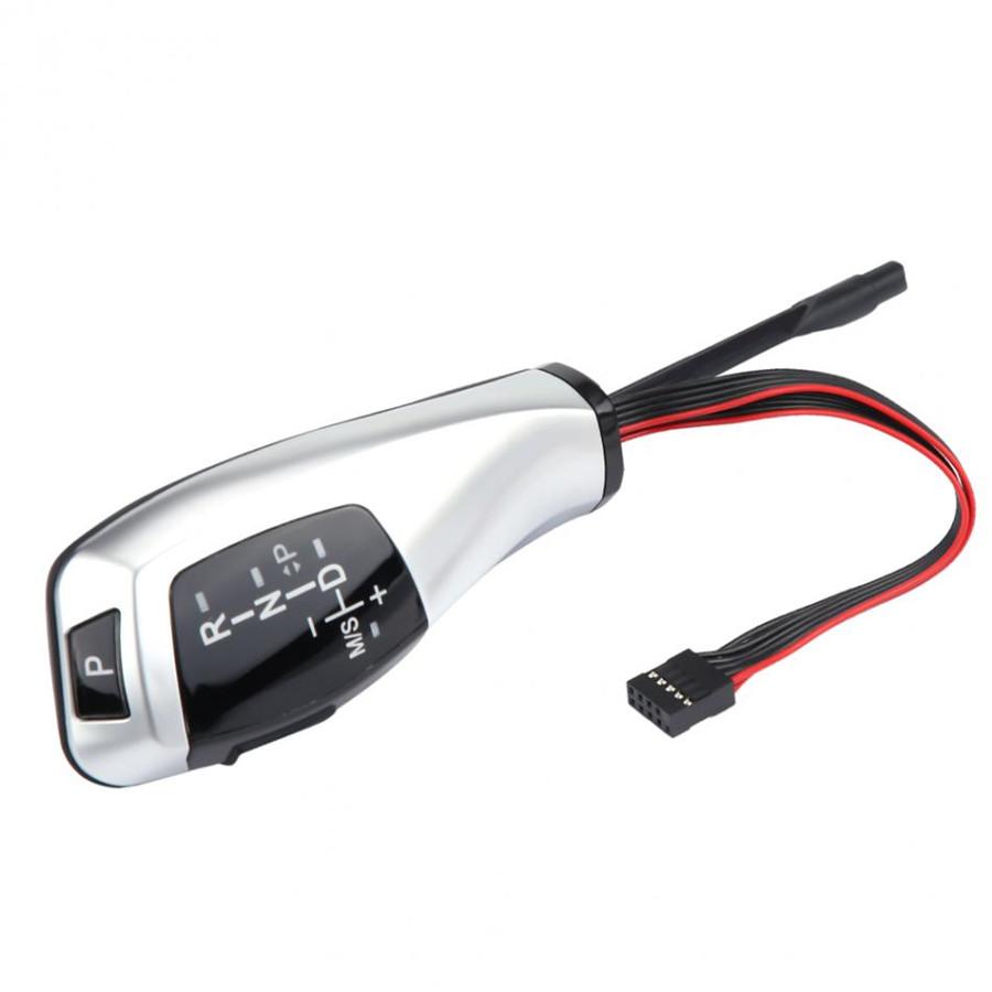 მოდიფიცირებული LED ავტომატური გადაცემის კოლოფის სახელური გადამრთველი ბერკეტი თავსებადი BMW E46 E60 E61 LHD-თან