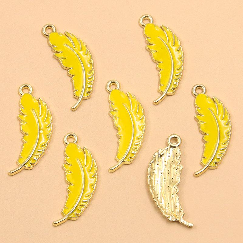 15 Style DIY Alloy Jewelry KC Gold Enamel Masquerade Carnival Pendant Charms
