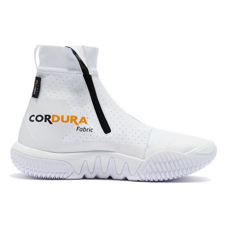 Li Ning Anti-5 High-Top Basketball Shoes Men Sneakers Standard-White ABFR009-3