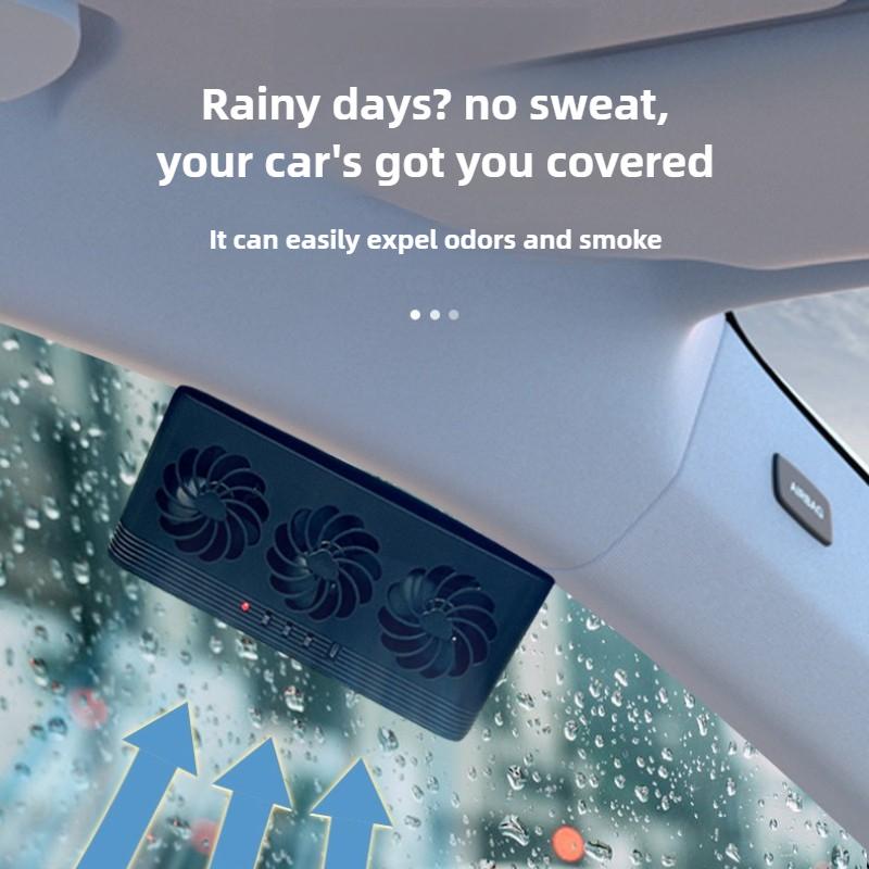 Window Car Solar Exhaust Fan Air Circulation Cooling Tool Exhaust Fan Cooling Interior Accessories