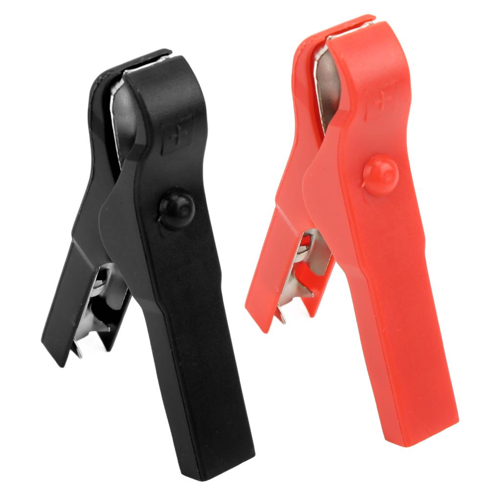 Electric Clip Moderate Elasticity Steel ABS Material 30A Maximum Current Power Charging Clamp for Experimental Tests for Wires