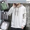 Long Large Printed Loose 3XL [Aaronlive] Men's Hoodie, Sleeve, Size, Lightweight, Soft, Hooded, T-Shirt, Simple, Stylish, Hooded, Fit, Casual,