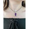Crystal Wire Material Necklace Multicolored Pendant Choker Clothing Decorations