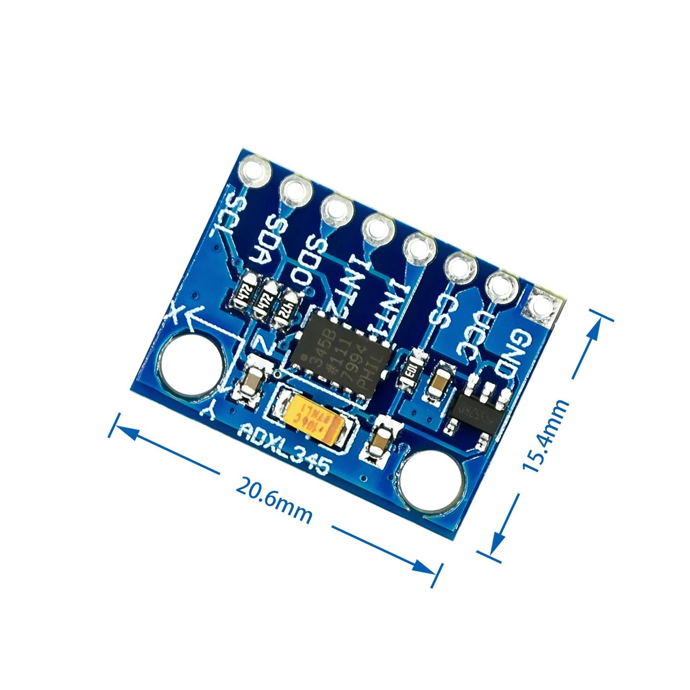 

GY-291 ADXL345 Digital Three 3 Triple Axis Sensor Acceleration Of Gravity Tilt Board For Arduino Module IIC SPI Replace ADXL335