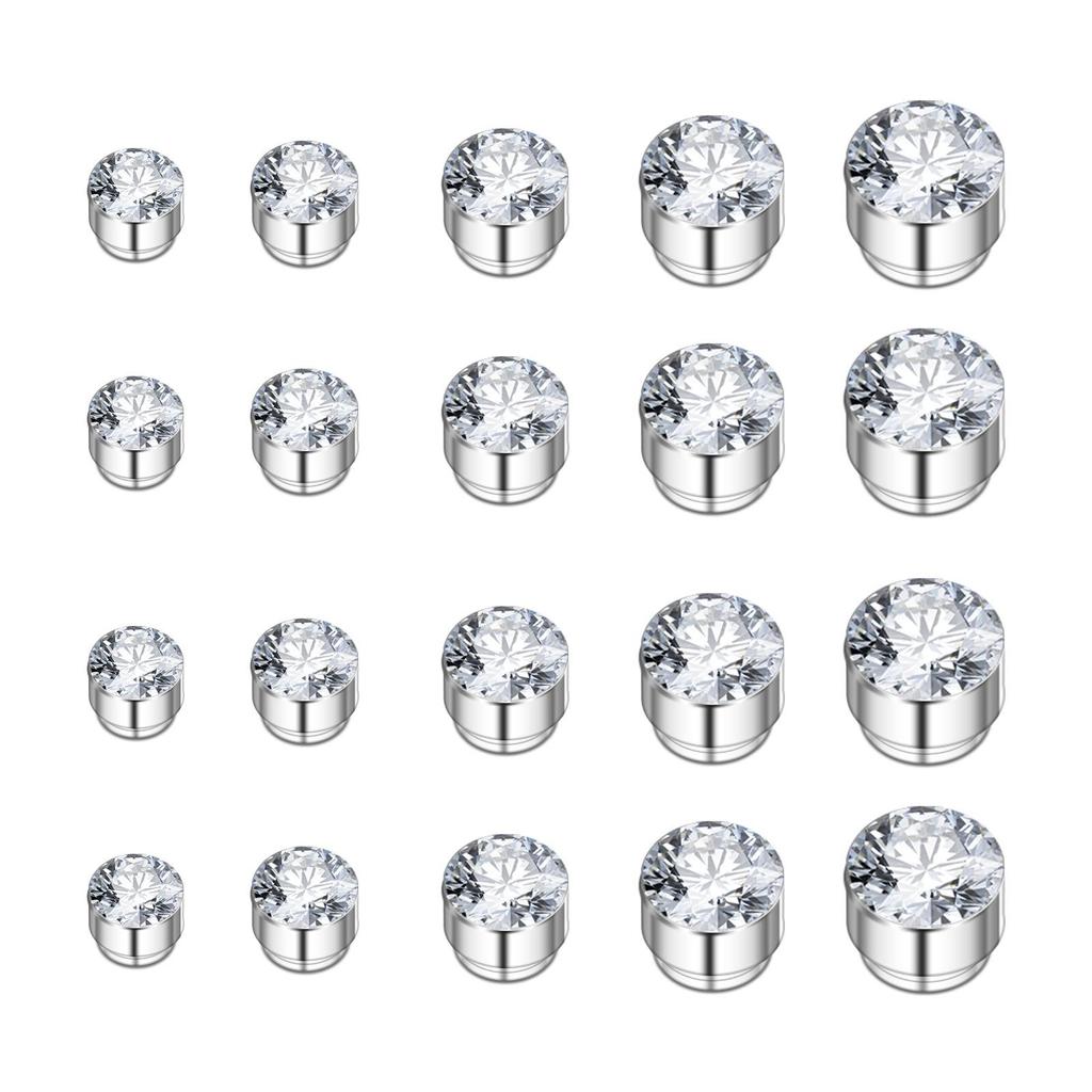 Europäische und amerikanische Zirkon-Ohrclips und Ohrknorpelstecker ohne Piercing