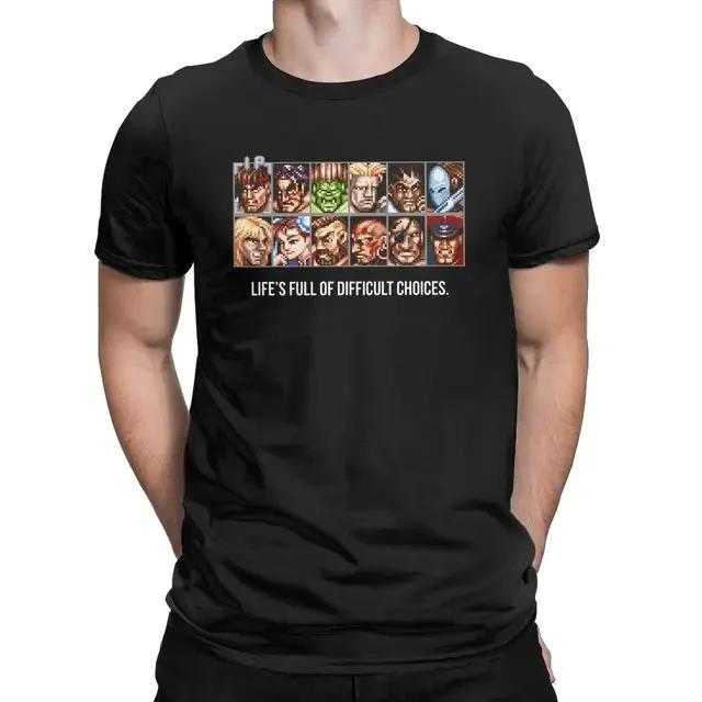 Street Fighhtter Sagat  Muay Thai Gaming Hadouken T Shirt for Men Casual Modal Tees Short Sleeve T Shirt Crewneck Tops