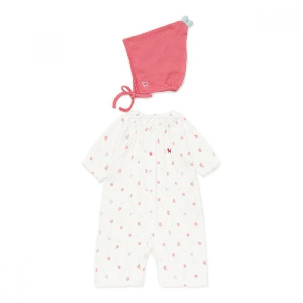 

Bluedog Baby Sweet Apple Romper Set 46170 041 13 Red/18 months (85)