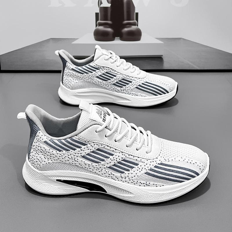 

Мужская обувь 2025 весна новая низкий верх дизайн удобный, нескользящий и износостойкий дизайн сетка повседневная спортивная модная обувь 44