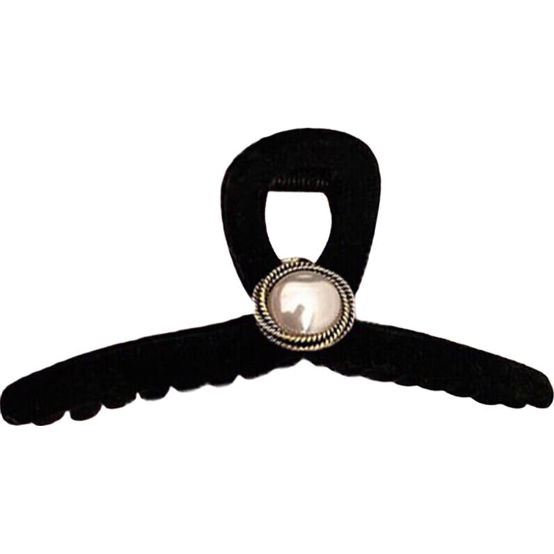 Elegant Velvet Hepburn Style Hair Claw