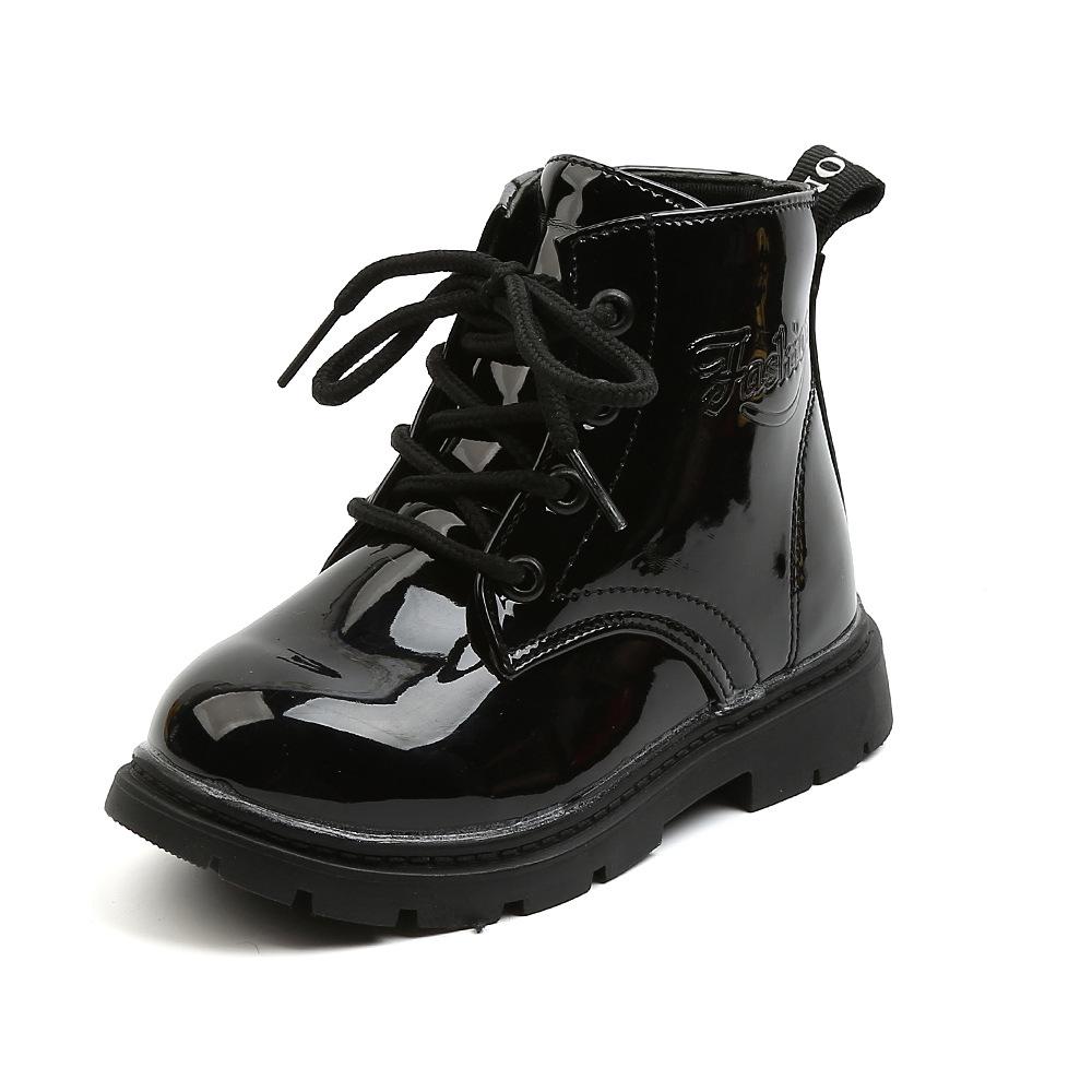 Girls Shoes Autumn British Style Kids Boots Simple Versatile Girls' Ankle Boots Soft Sole Anti Slip Boys Shoes