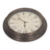 Vintage Wall Clock Silent Quartz Movement Round Decorative Retro Hanging Clock for Living Room