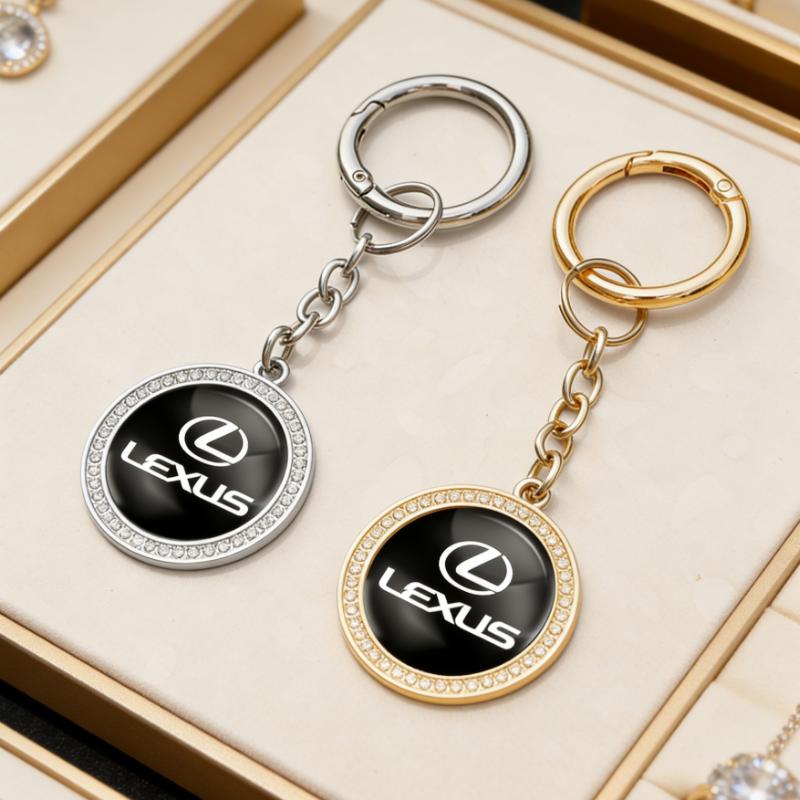 Car Key Rings Keychain Pendant for Lexus RX330 Fsport IS200 IS250 RX350 GX NX300h Ct200h ES300h IS300h RX400h ES350 GS300 GX470