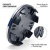 LRQ2   4PCS Car Wheel Hub Cover 3D Metal Rim Center Cap Decals Waterproof Stickers For Mercedes-Benz C550 C180 C200 C220 C230 C250 C280