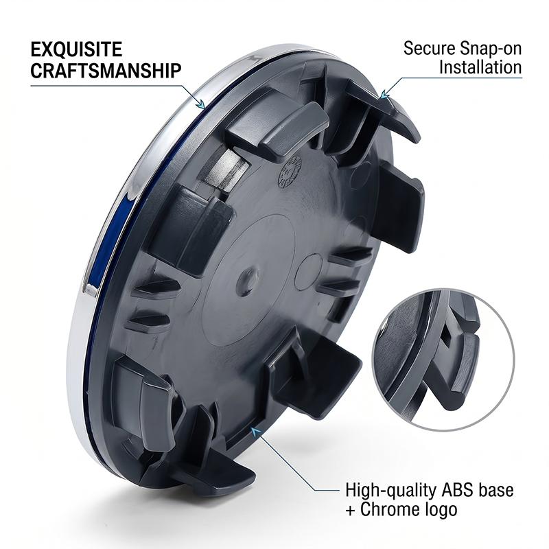 LRQ2   4PCS Car Wheel Hub Cover 3D Metal Rim Center Cap Decals Waterproof Stickers For Mercedes-Benz C550 C180 C200 C220 C230 C250 C280