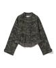 Erer Camouflage Ripstop Crop Jacket Dark Khaki