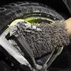 Car Premium Washing Gloves Waterproof Microfiber Chenille Gloves    Detailing Sponge Brush Auto Care Double-faced Glove