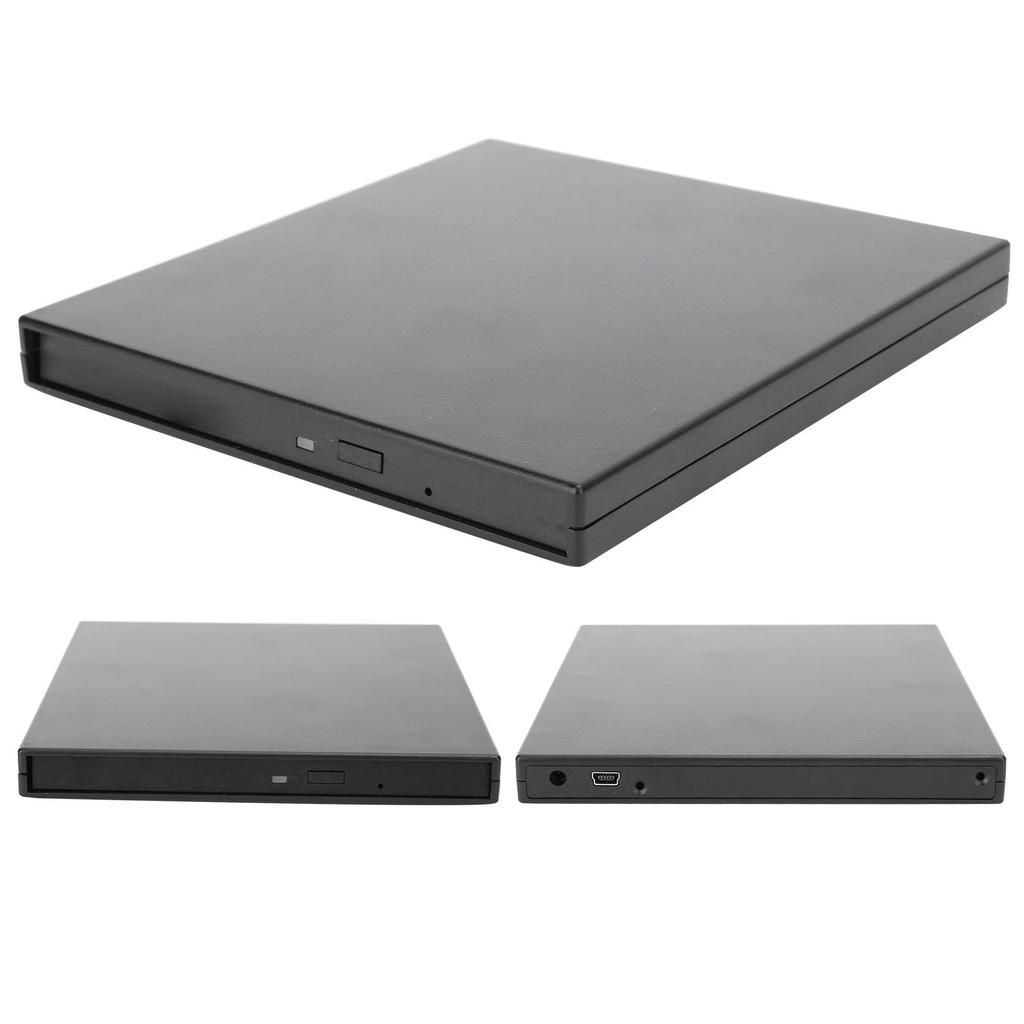 Optical Drive Case External Hard Box Computer Laptop Storage Kit Black 9.5mm SATA