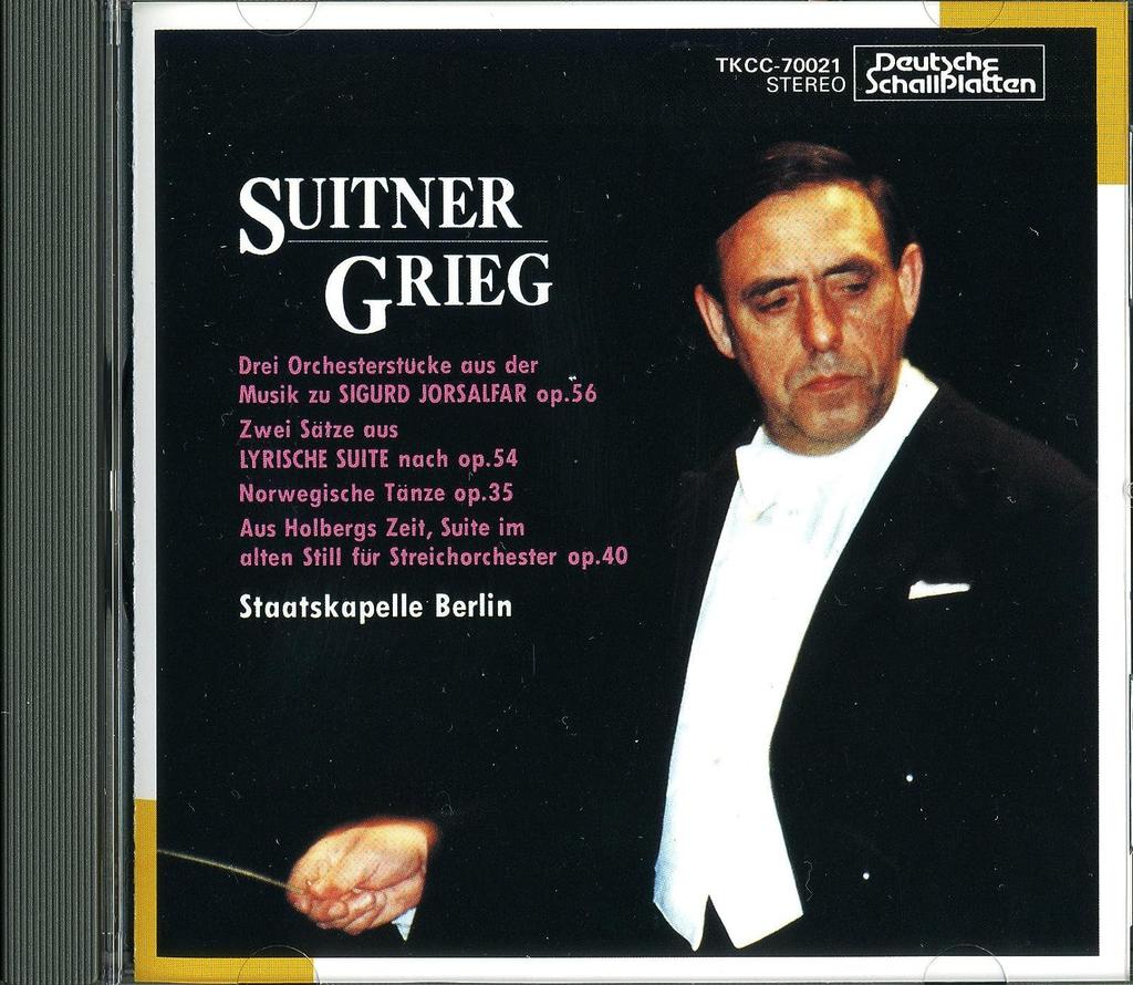 CD STAATSKAPELLE BERLIN, GRIEG; SUITNE - Grieg: Orchestral Works  TKCC70021 Japan ObiClassical Used