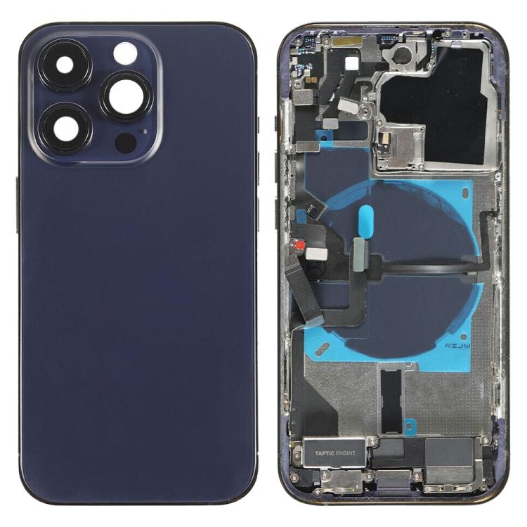 For iPhone 14 Pro Back Battery Housing Cover with Small Parts (EU Version)