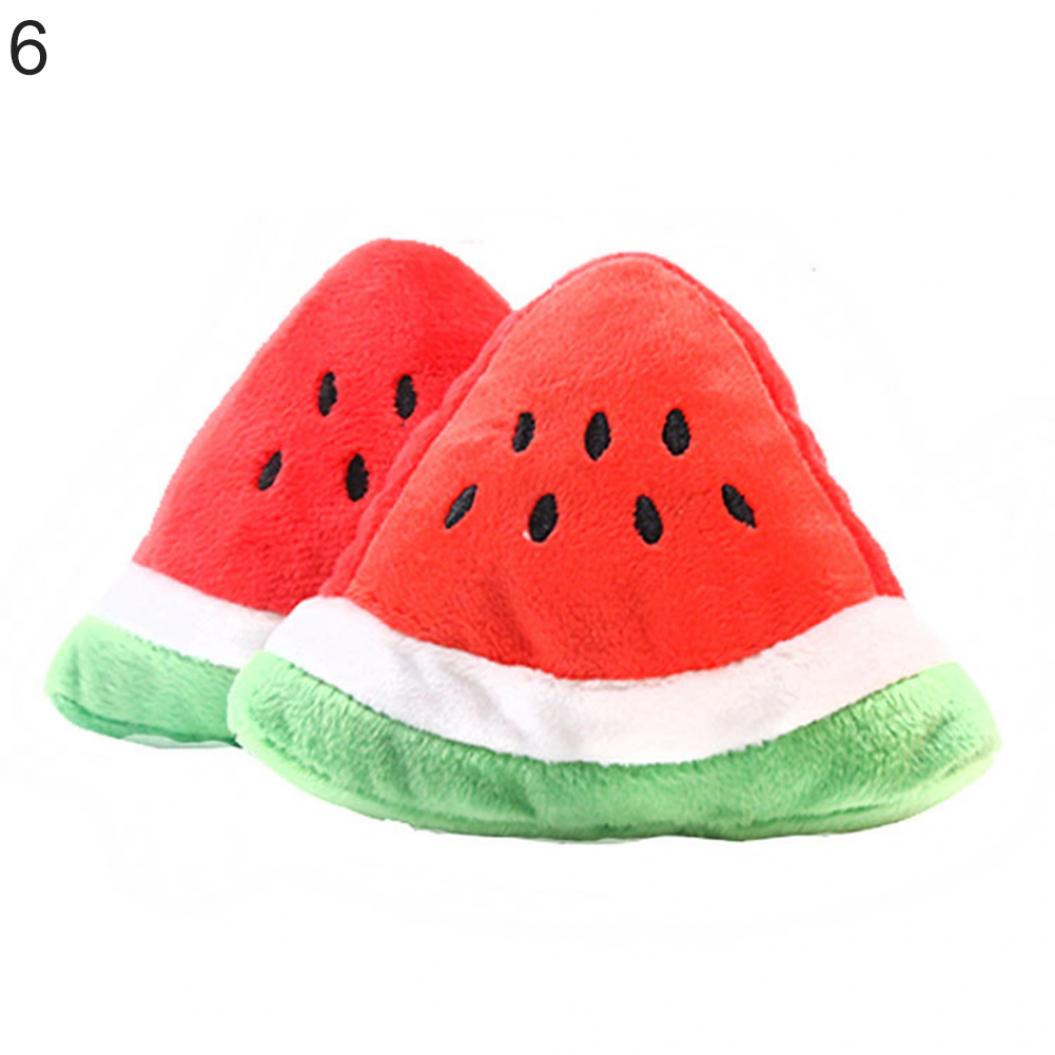 

Интерактивная плюшевая жевательная игрушка с изображением моркови, арбуза и звука для собак, товары для домашних животных Triangle Watermelon