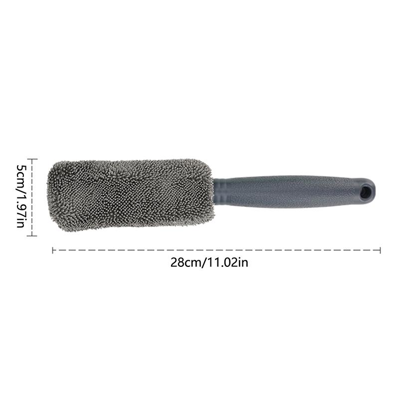 Cleaning Brush Microfiber Wash Wheel Detailing Car Tire Hub Long Handle Washing Tool For Car Trunk Motorcycle Auto Washing Tools