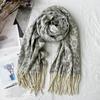 Winter Scarf for Women High End Fashion Houndstooth Shawl  Long Tassel Imitation Cashmere Men's Warm Scarf