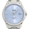 CASIO MTS-115D-2A2 Analog Quartz STANDARD Silver Light Blue
