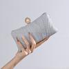 Luxury Design Women Evening Clutch Bag Shoulder Bag Party Wedding Prom Birthday Long Square Bags Pleated Elegant Handbag Purse