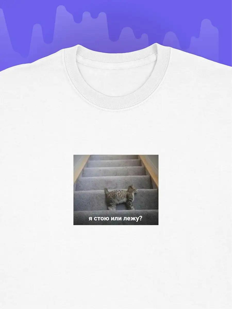 Oversized t-shirt with funny meme print 2XL