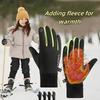 Winter Children'S Gloves Padded Warm Wind Cold Riding Gloves Touch Screen Non-Slip Waterproof Ski Gloves Outdoor Sports Gloves