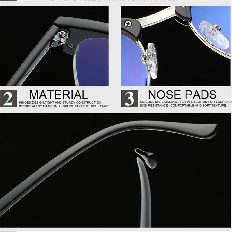 1.56 Aspheric Green Film Sun Photochromic Prescription Eyeglasses Anti Blue Light Nearsighted Glasses Diopter -0.5 -1 To -6.0